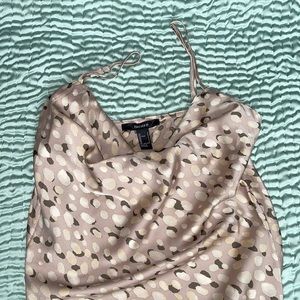 forever 21 opaque satin slip dress